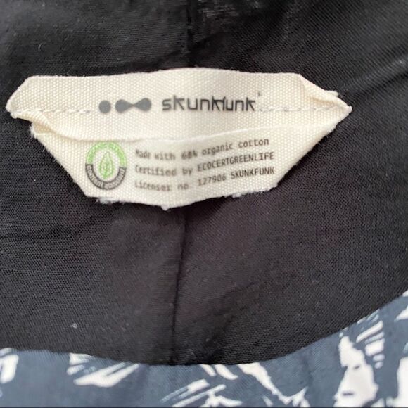 Skunkfunk Organic Cotton Fair Trade Sleeveless Black and White Dress XS - Picture 6 of 8